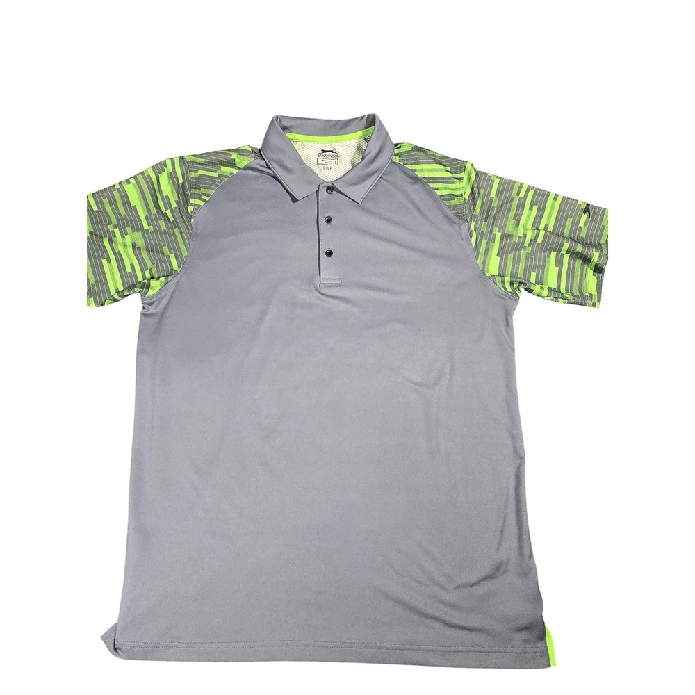 Slazenger Polo Shirt Mens Large Golf Athletic Performance Short Sleeve